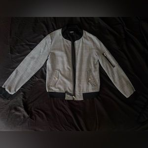 DKNY stripped jacket/blazer collarless - Small